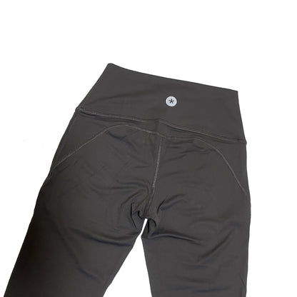 ハイライズストレッチフレアパンツ　グレー