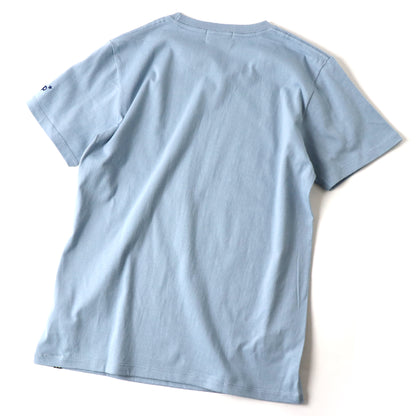 5,6ozコットンTシャツ　サックス